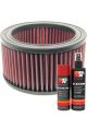 K&N Air Filter E-3390 + Aerosol Recharge Kit