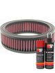 K&N Air Filter E-3402 + Aerosol Recharge Kit