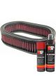 K&N Air Filter E-3442 + Aerosol Recharge Kit