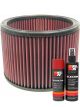 K&N Air Filter E-3480 + Aerosol Recharge Kit
