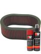 K&N Air Filter E-3504 + Aerosol Recharge Kit