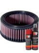 K&N Air Filter E-3506 + Aerosol Recharge Kit