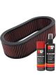 K&N Air Filter E-3514 + Aerosol Recharge Kit