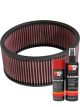 K&N Air Filter E-3551 + Aerosol Recharge Kit