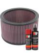 K&N Air Filter E-3650 + Aerosol Recharge Kit