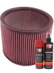 K&N Air Filter E-3657 + Aerosol Recharge Kit