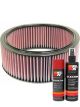 K&N Air Filter E-3679 + Aerosol Recharge Kit