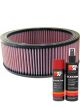 K&N Air Filter E-3692 + Aerosol Recharge Kit