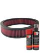 K&N Air Filter E-3698 + Aerosol Recharge Kit