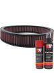 K&N Air Filter E-3717 + Aerosol Recharge Kit