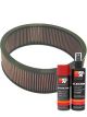K&N Air Filter E-3732 + Aerosol Recharge Kit