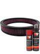 K&N Air Filter E-3740 + Aerosol Recharge Kit