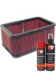 K&N Air Filter E-3920 + Aerosol Recharge Kit