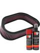 K&N Air Filter E-3982 + Aerosol Recharge Kit
