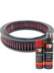 K&N Air Filter E-9092 + Aerosol Recharge Kit