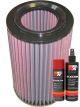 K&N Air Filter E-9280 + Aerosol Recharge Kit