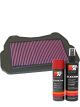 K&N Air Filter HA-0003 + Aerosol Recharge Kit