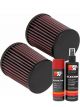 K&N Air Filter HA-1004R + Aerosol Recharge Kit