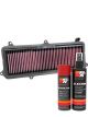 K&N Air Filter HA-1018 + Aerosol Recharge Kit