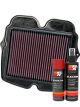 K&N Air Filter HA-1110 + Aerosol Recharge Kit