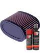 K&N Air Filter HA-1187 + Aerosol Recharge Kit