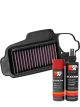 K&N Air Filter HA-1219 + Aerosol Recharge Kit