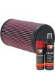 K&N Air Filter HA-1301 + Aerosol Recharge Kit