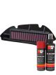 K&N Air Filter HA-1510 + Aerosol Recharge Kit