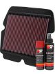 K&N Air Filter HA-1801 + Aerosol Recharge Kit