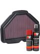 K&N Air Filter HA-1818 + Aerosol Recharge Kit