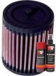 K&N Air Filter HA-2501 + Aerosol Recharge Kit