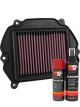 K&N Air Filter HA-2517 + Aerosol Recharge Kit