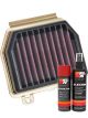 K&N Air Filter HA-2819 + Aerosol Recharge Kit