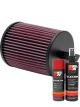 K&N Air Filter HA-4504 + Aerosol Recharge Kit