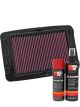 K&N Air Filter HA-4506-T + Aerosol Recharge Kit