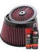 K&N Air Filter HA-4509XD + Aerosol Recharge Kit