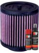 K&N Air Filter HA-5000 + Aerosol Recharge Kit