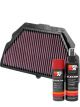 K&N Air Filter HA-6001 + Aerosol Recharge Kit