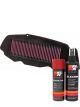 K&N Air Filter HA-6002 + Aerosol Recharge Kit