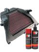 K&N Air Filter HA-6003 + Aerosol Recharge Kit