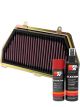 K&N Air Filter HA-6007 + Aerosol Recharge Kit
