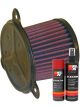 K&N Air Filter HA-6089 + Aerosol Recharge Kit