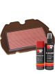 K&N Air Filter HA-6091 + Aerosol Recharge Kit