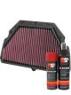 K&N Air Filter HA-6099 + Aerosol Recharge Kit
