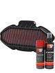 K&N Air Filter HA-7012 + Aerosol Recharge Kit