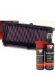 K&N Air Filter HA-7598 + Aerosol Recharge Kit