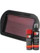 K&N Air Filter HA-8089 + Aerosol Recharge Kit