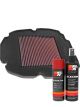 K&N Air Filter HA-8098 + Aerosol Recharge Kit