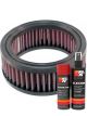 K&N Air Filter HD-0300 + Aerosol Recharge Kit