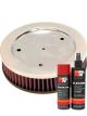 K&N Air Filter HD-0600 + Aerosol Recharge Kit